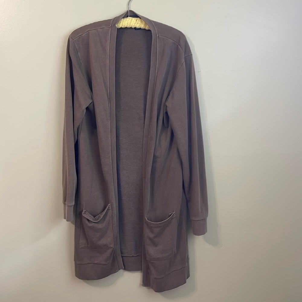Forever 21 men’s extra small sage green long like cardigan